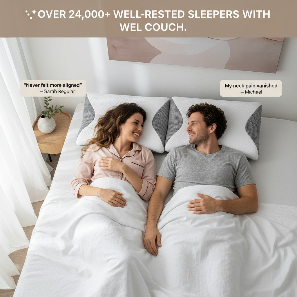 Welcouch Memory Foam Cervical Pillow