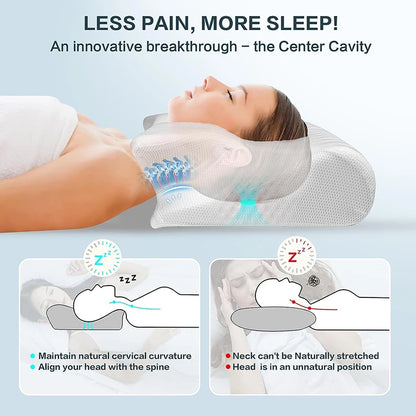 Welcouch Memory Foam Cervical Pillow